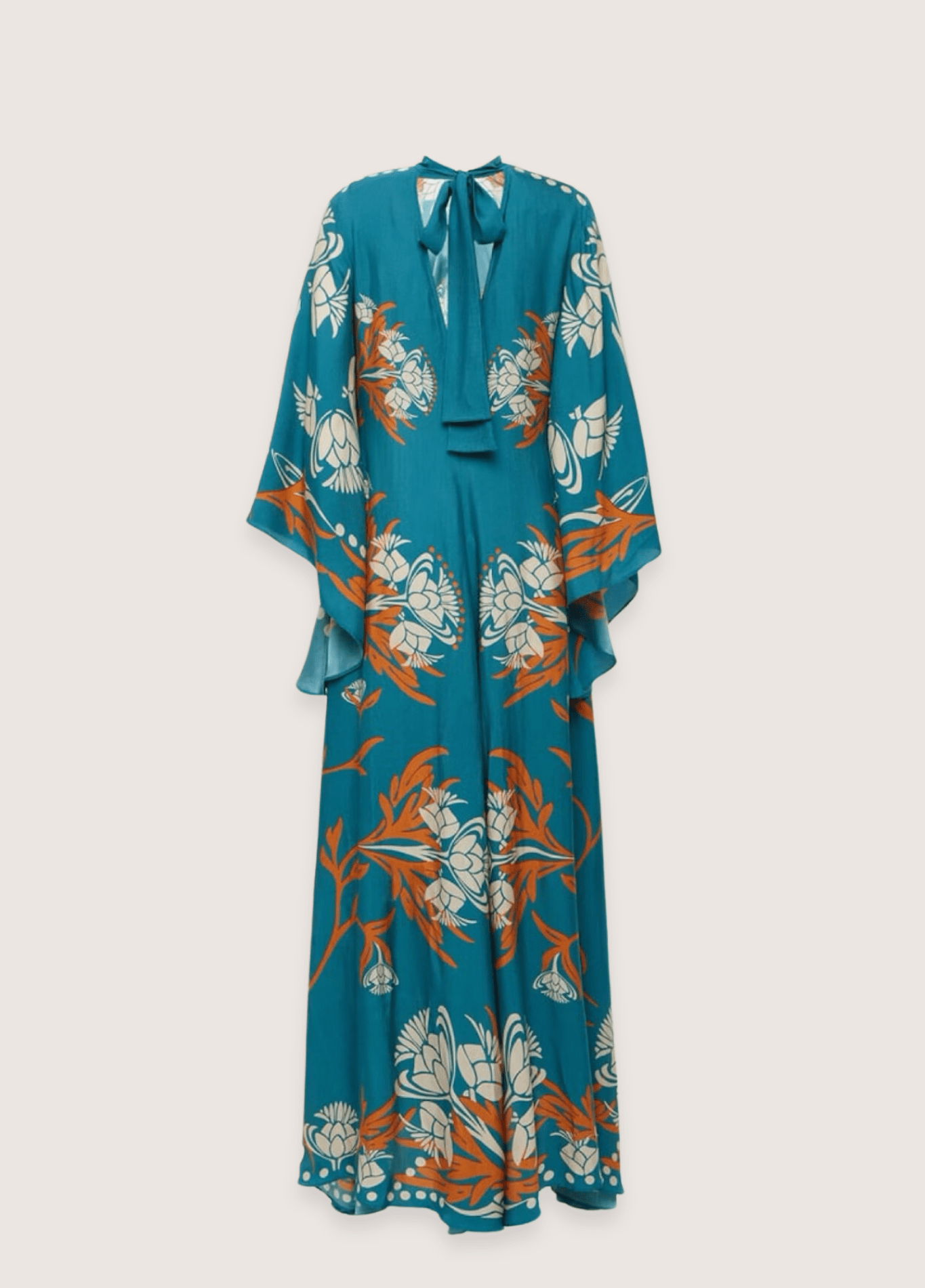 Robe kimono | Turquoise Sauvage