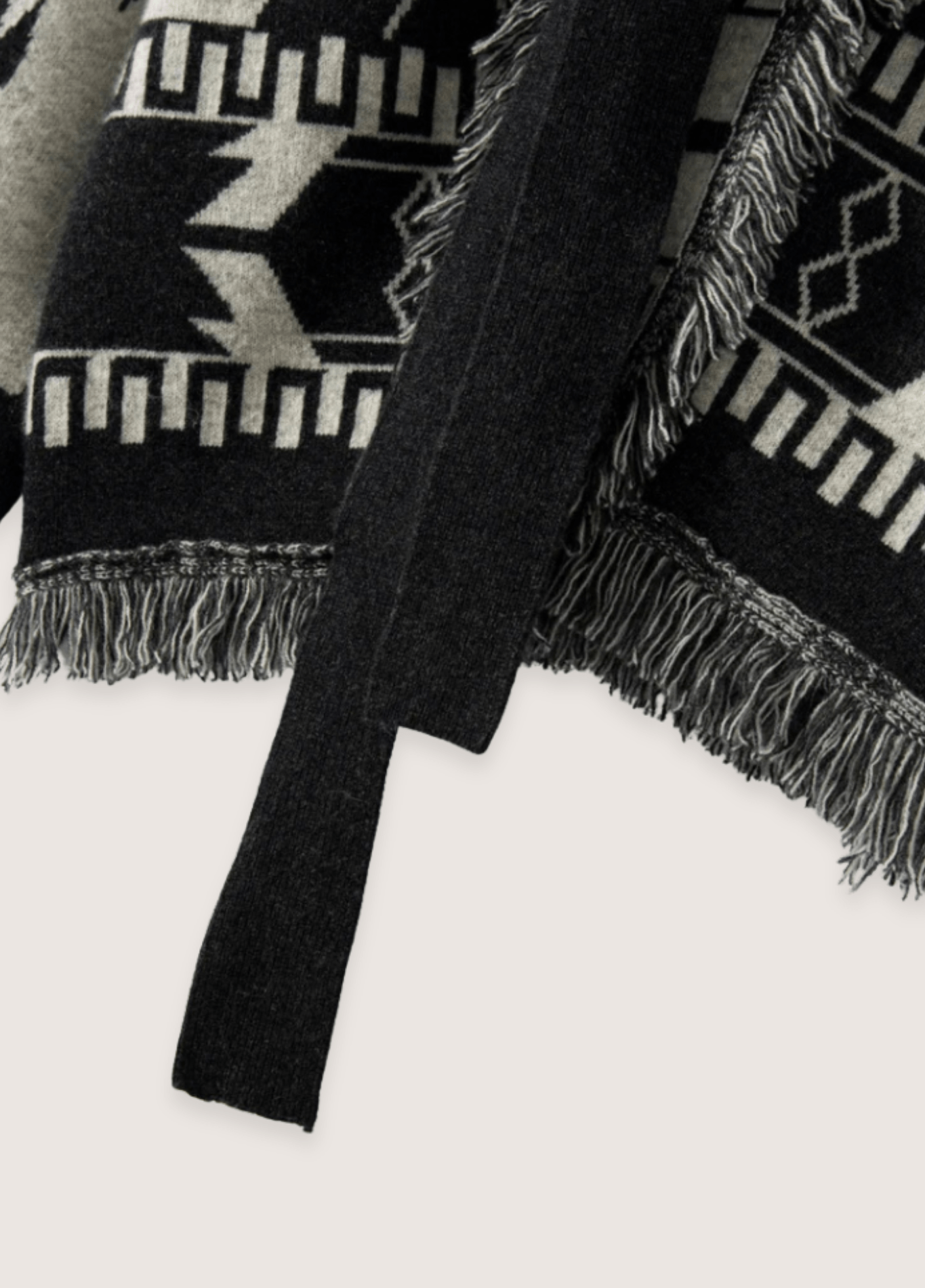 Veste kimono | Aztèques Veste kimono | Aztèques noir / unique