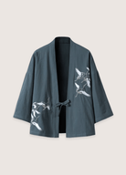 Veste kimono bleu gris | Kaze Veste kimono bleu gris | Kaze bleu gris / M