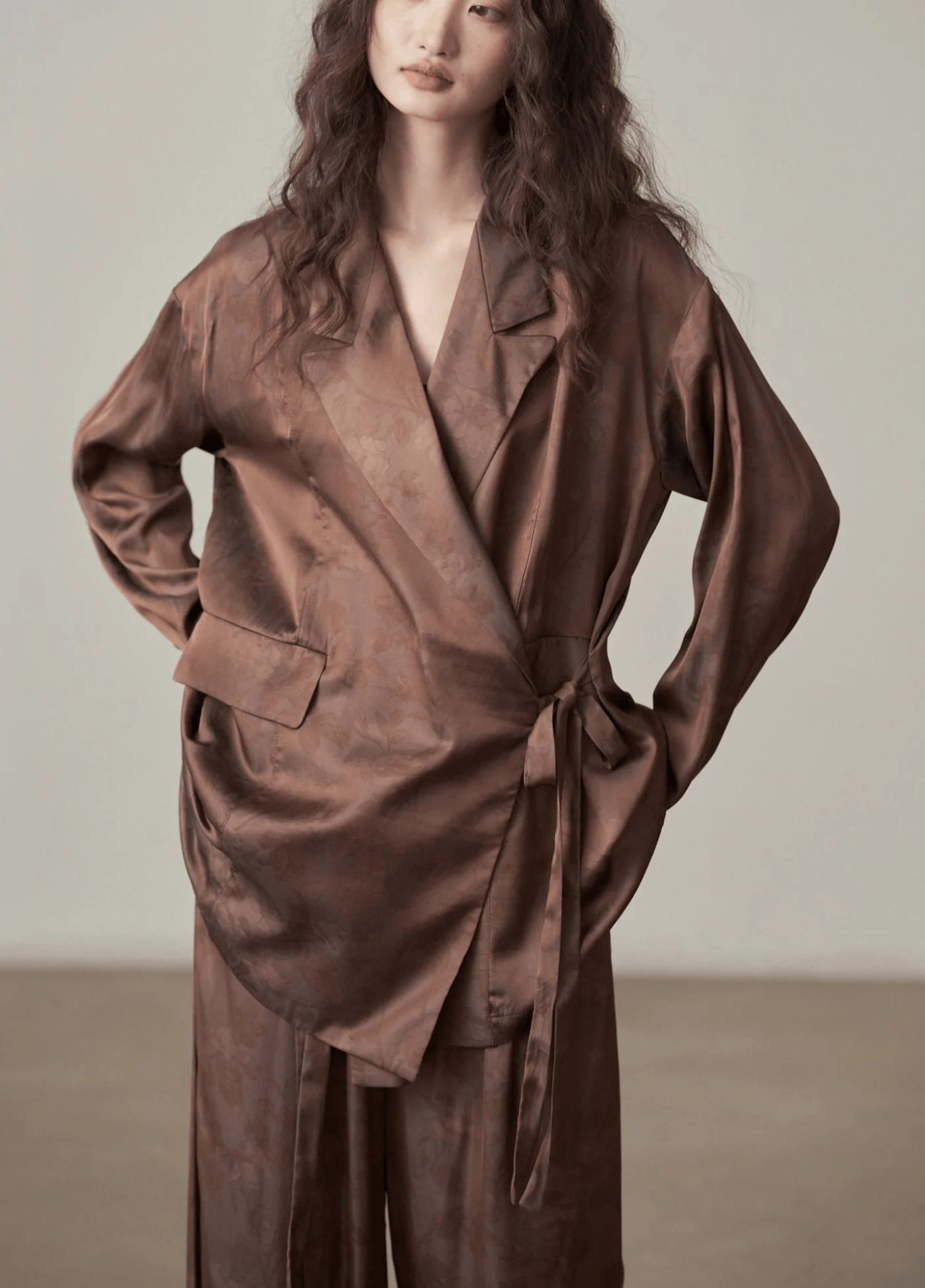 Veste kimono | Kogecha Veste kimono | Kogecha marron / unique