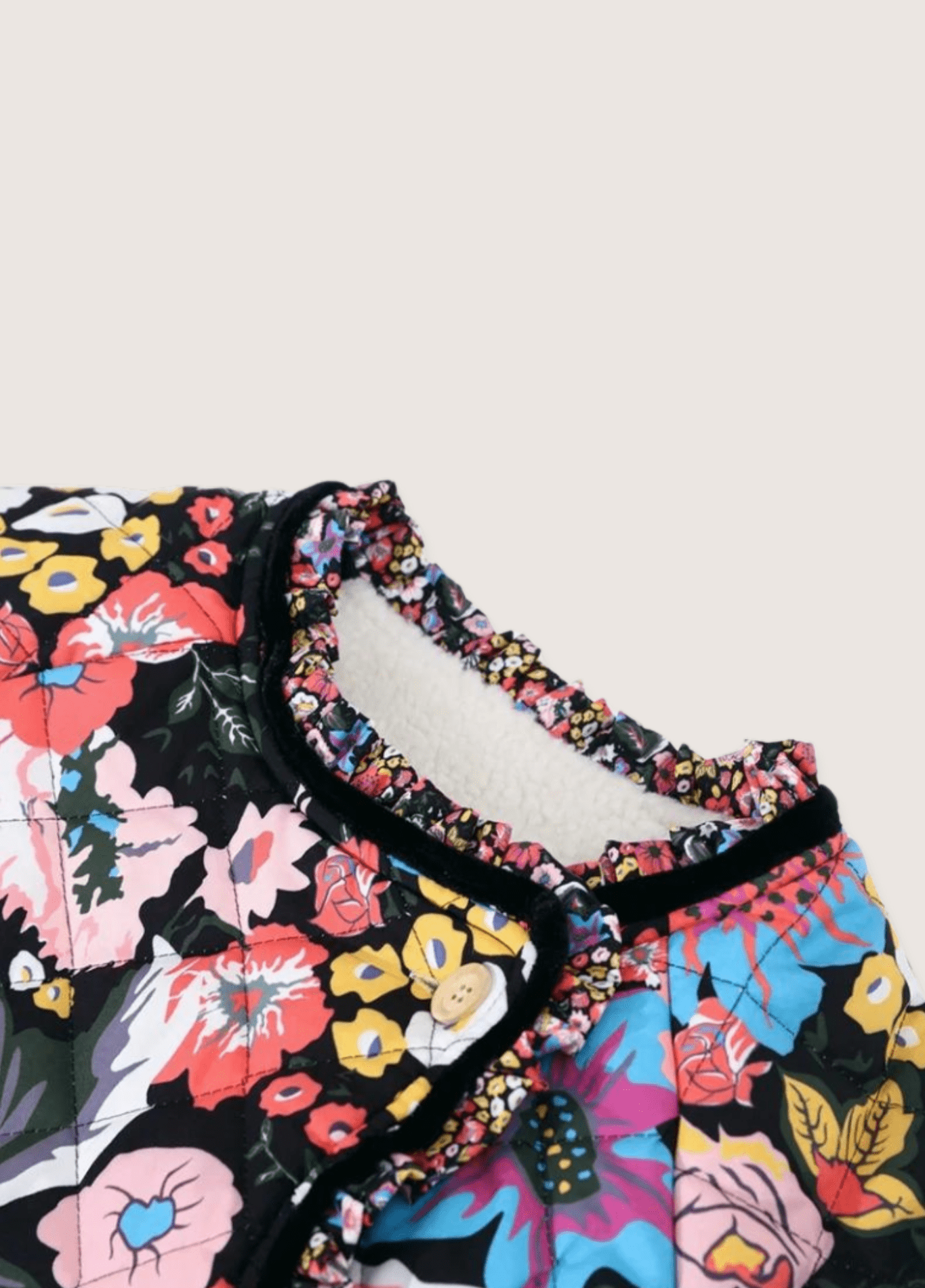 Veste kimono matelassée | Éclat Floral