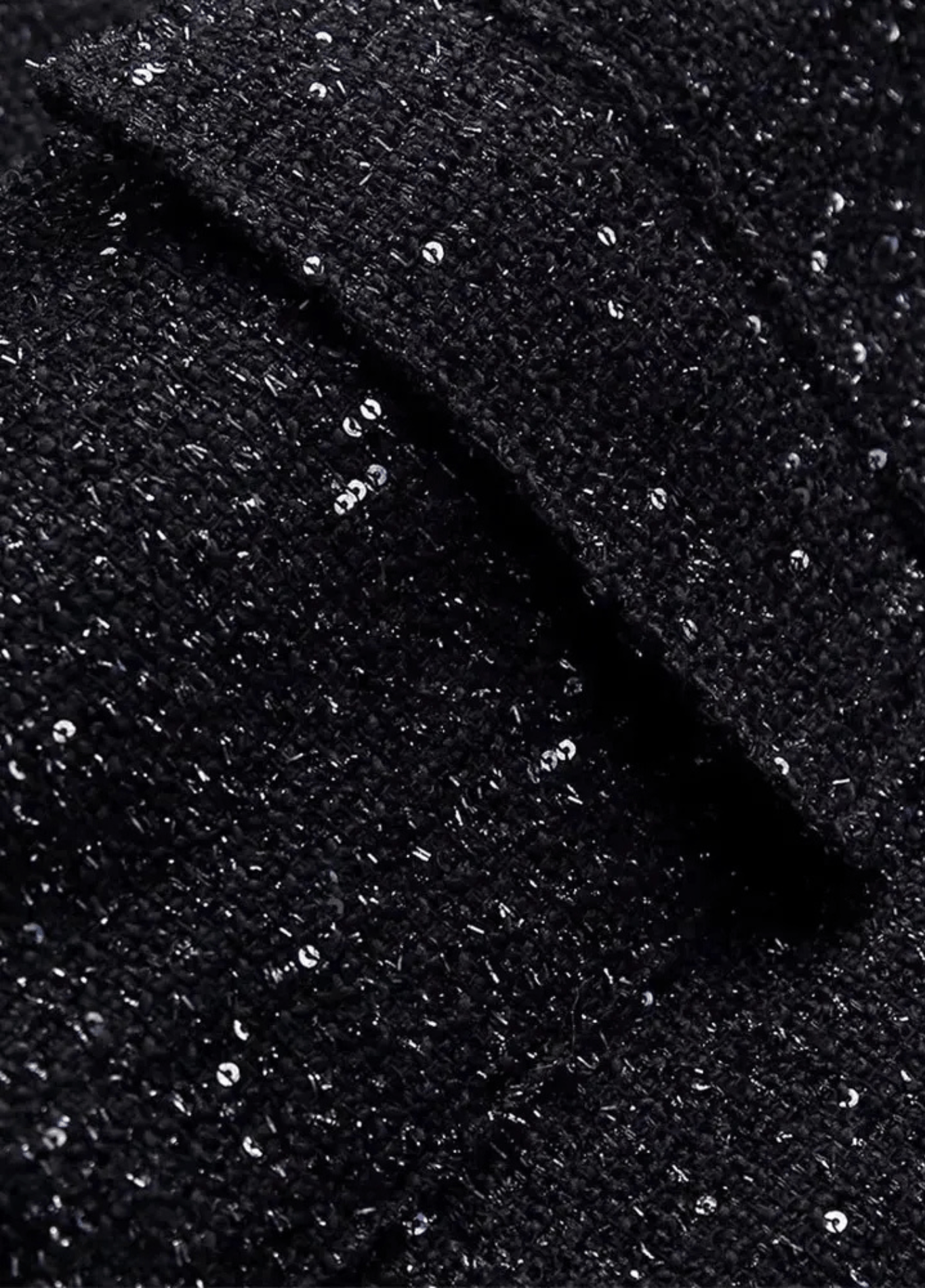 Veste kimono noir à paillettes | Hoshi Veste kimono noir à paillettes | Hoshi