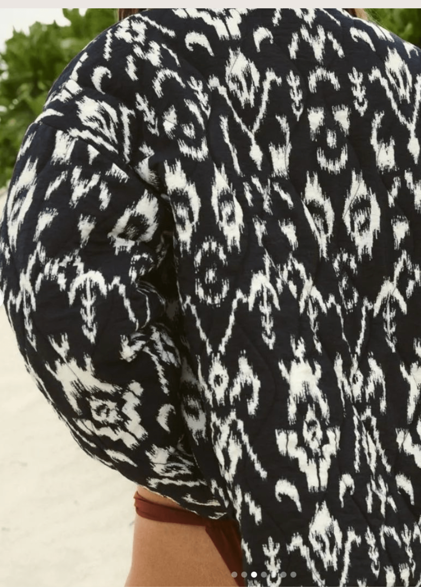 Veste kimono noir et blanc | Ikat Veste kimono noir et blanc | Ikat