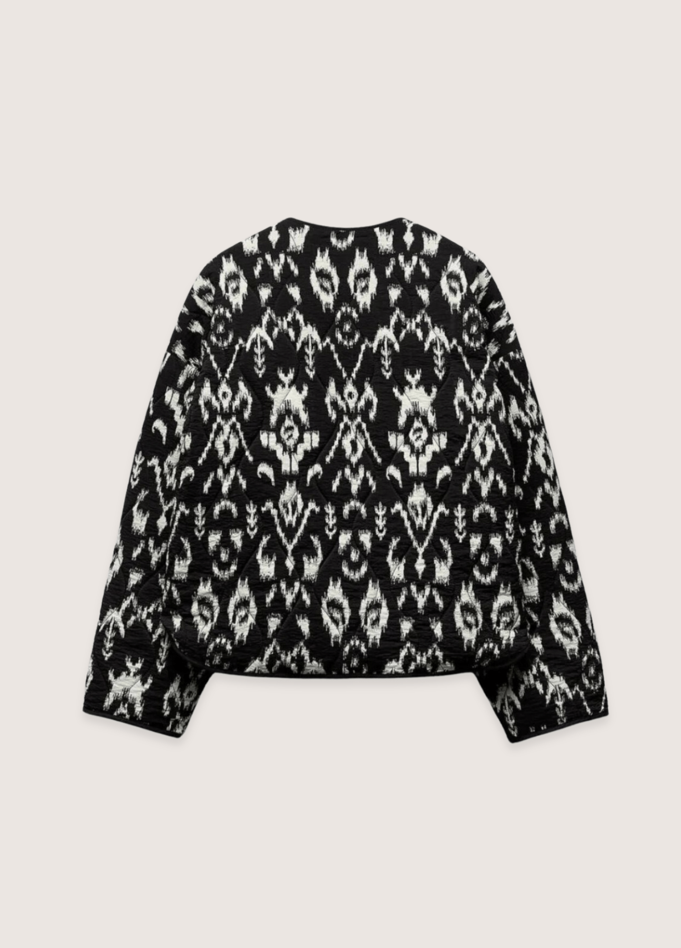 Veste kimono noir et blanc | Ikat Veste kimono noir et blanc | Ikat