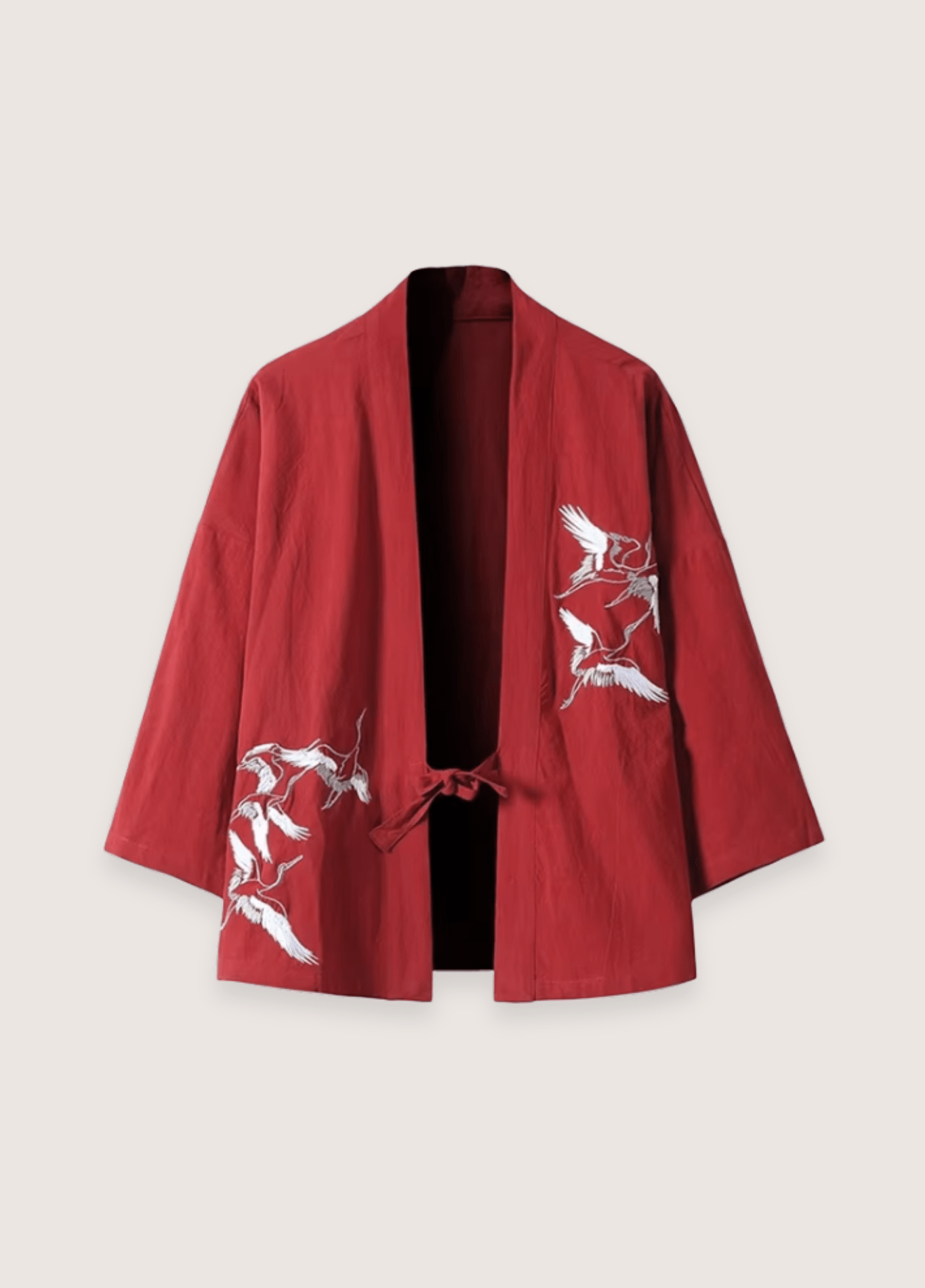 Veste kimono rouge | Kaze Veste kimono rouge | Kaze rouge / M